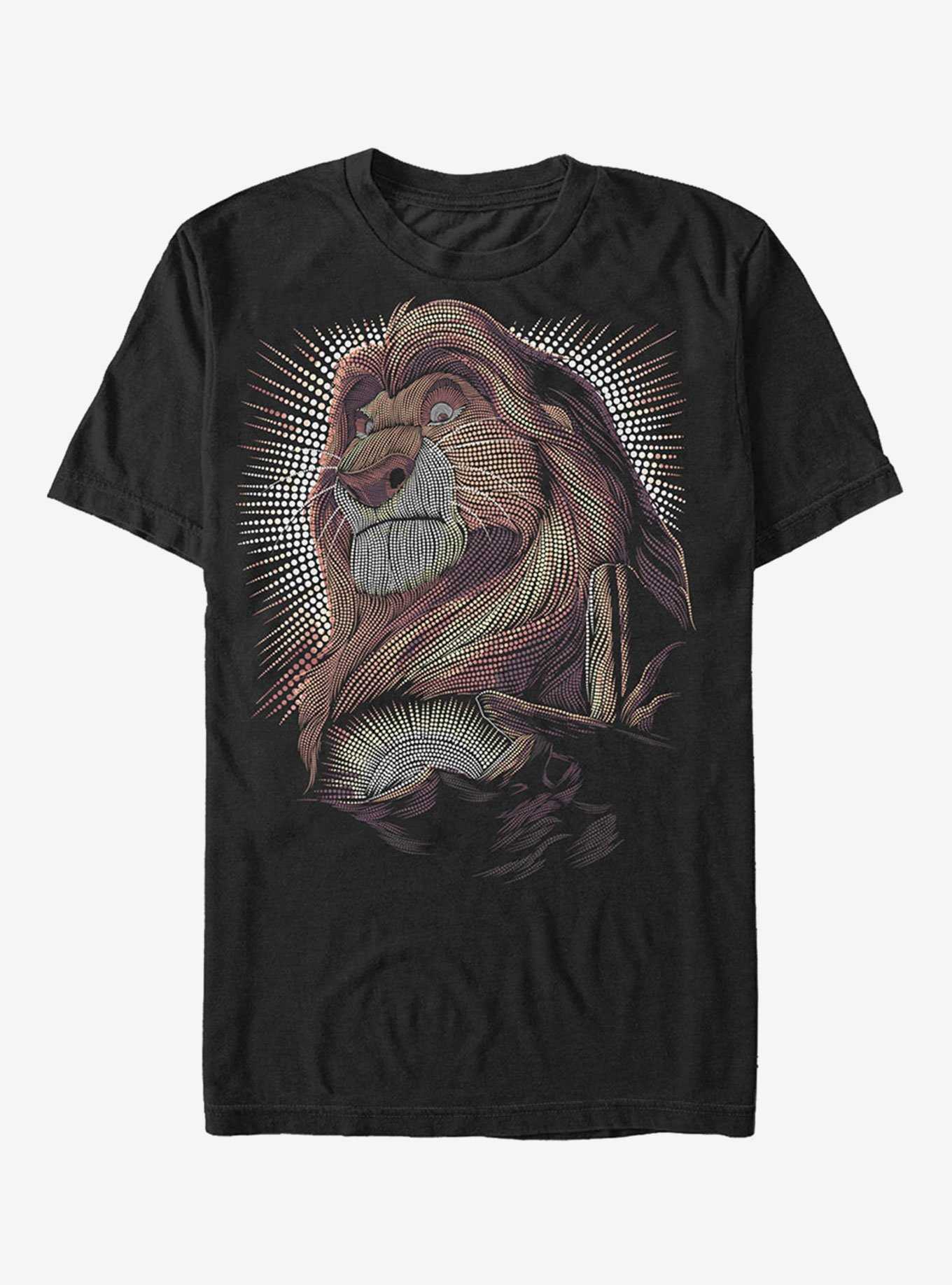 Disney Lion King Mufasa Dot Portrait T-Shirt, , hi-res