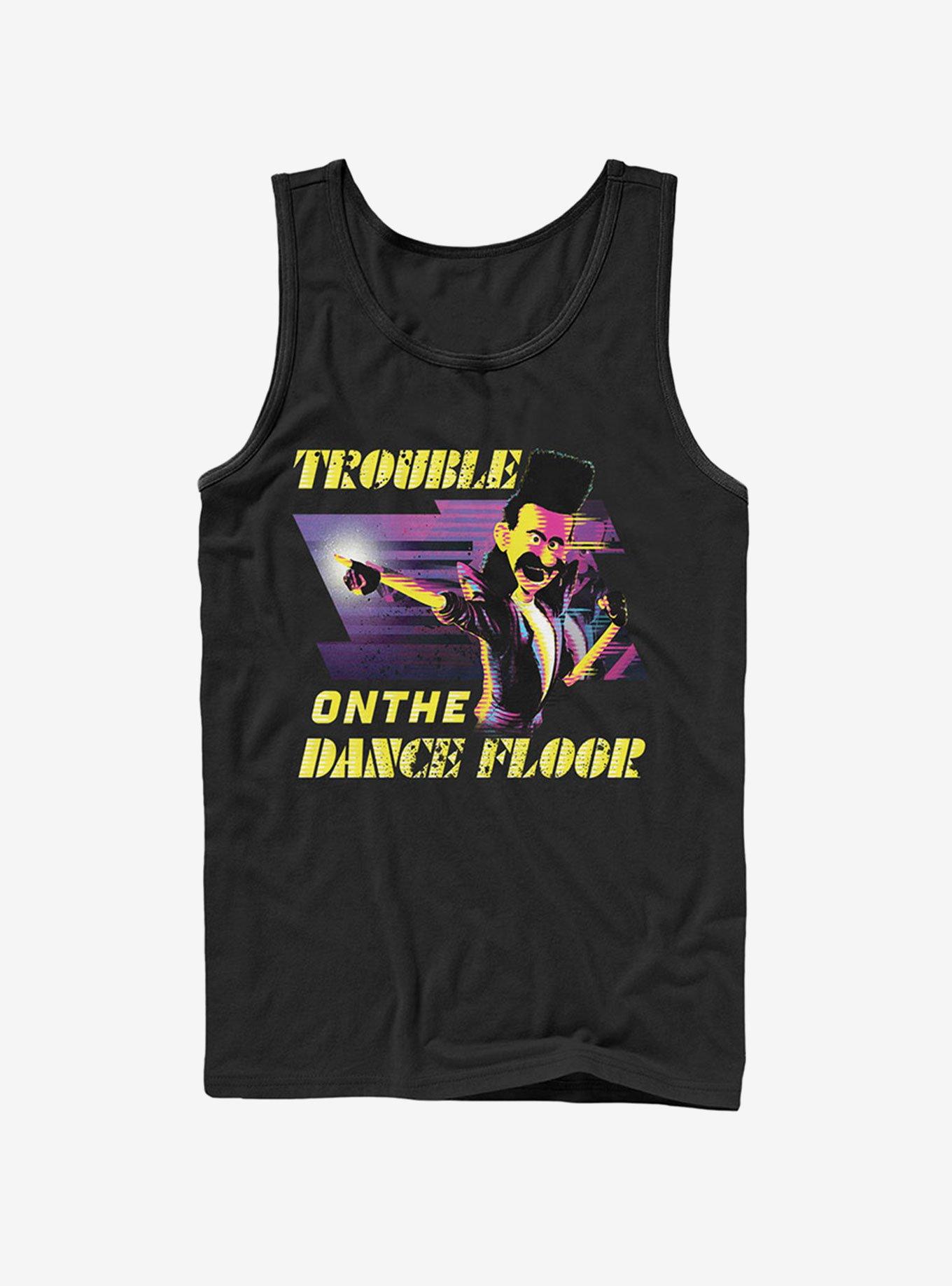 Minion Balthazar Trouble Dance Floor Tank Top, BLACK, hi-res