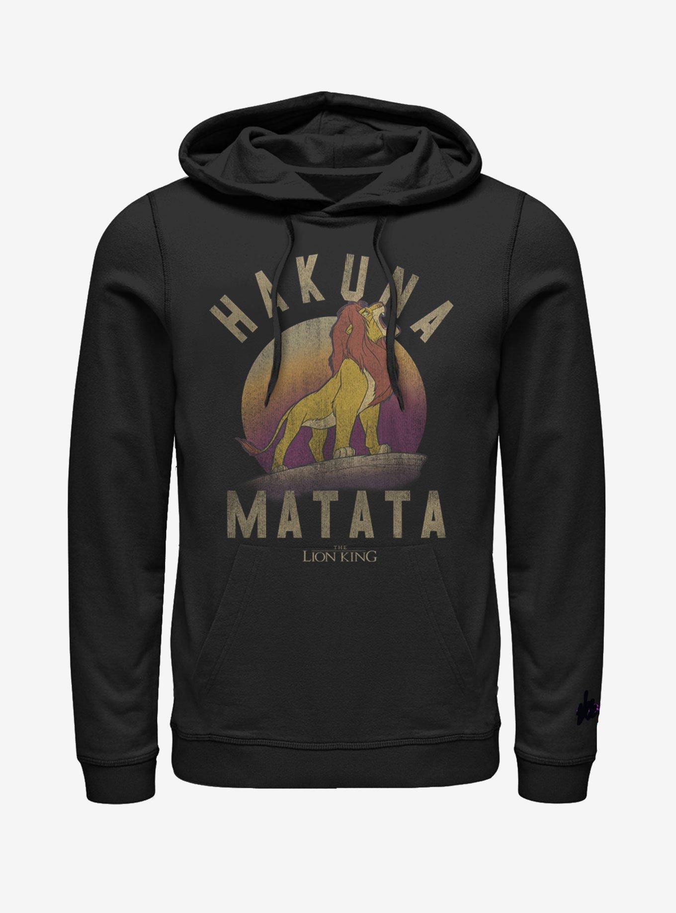 Disney Lion King Simba Hakuna Matata Hoodie, BLACK, hi-res