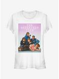 The Breakfast Club Iconic Detention Pose Girls T-Shirt, WHITE, hi-res
