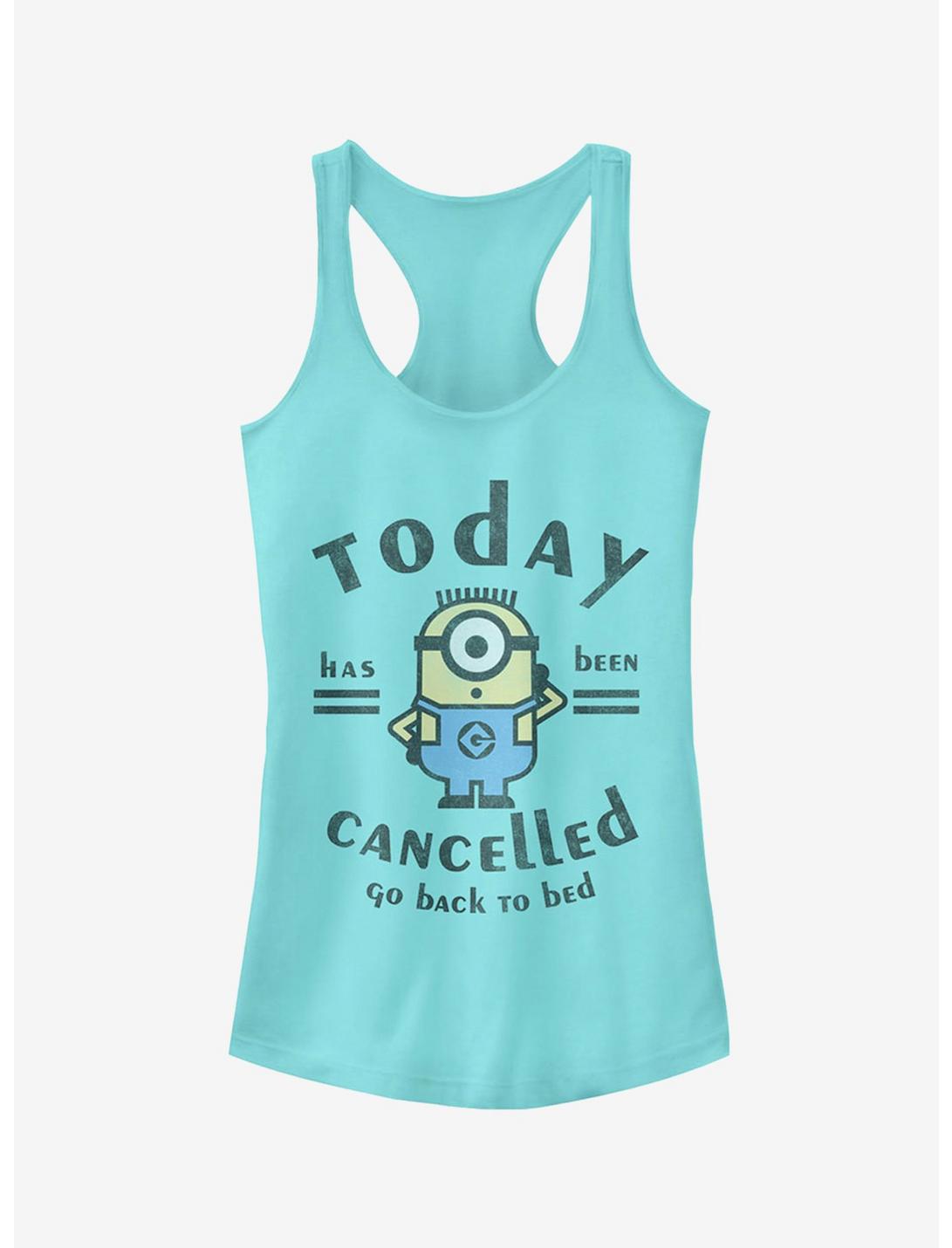 Minion Today Cancelled Girls Tank Top, CANCUN, hi-res