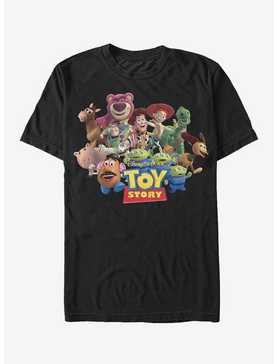 Disney Pixar Toy Story Character Logo Scene T-Shirt, , hi-res