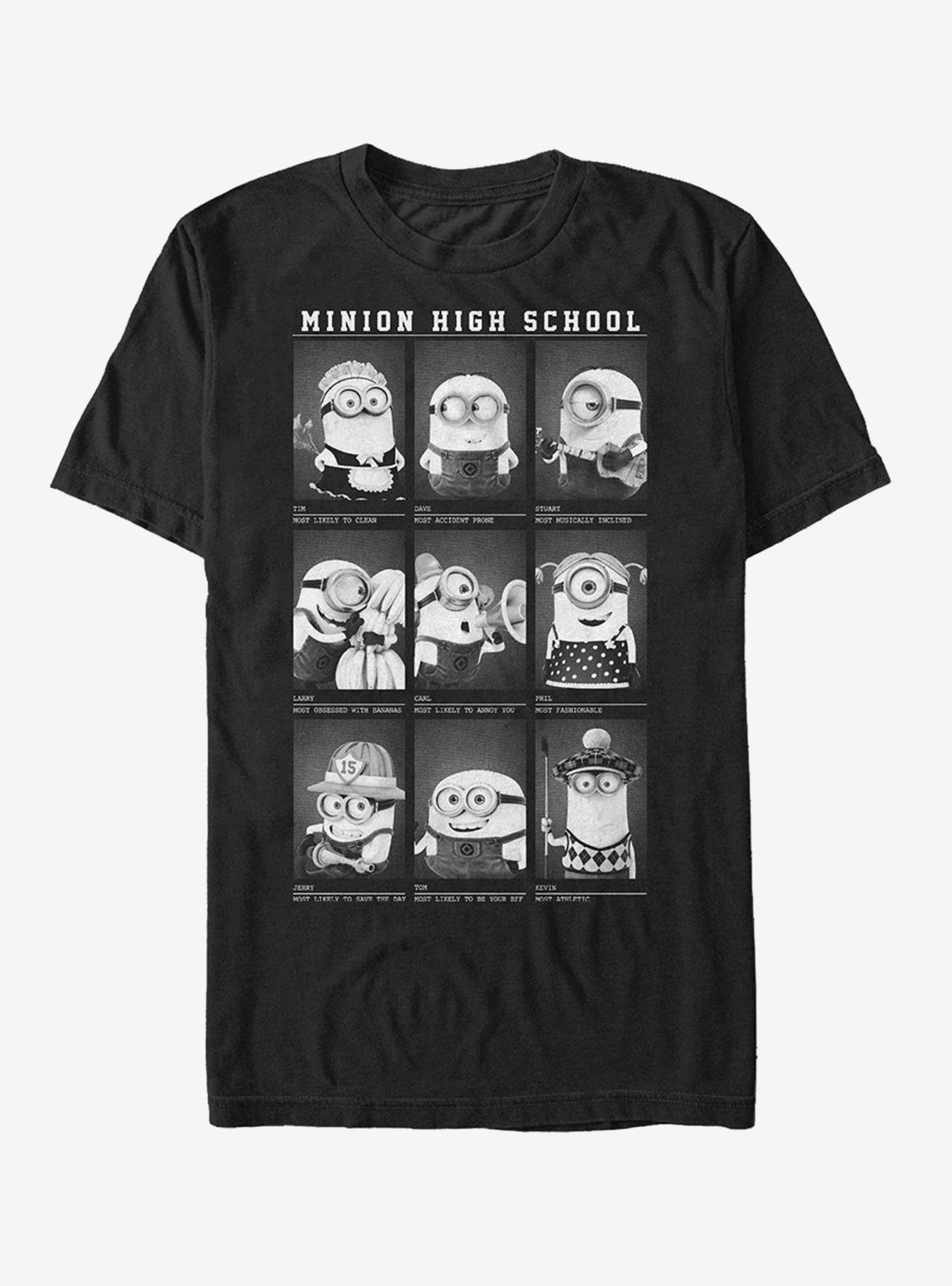 Minion Yearbook T-Shirt, BLACK, hi-res