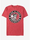 Where's Waldo Hide and Seek Champion T-Shirt, RED HTR, hi-res