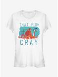 Disney Pixar Finding Dory Hank Thinks That Fish Cray Girls T-Shirt, WHITE, hi-res