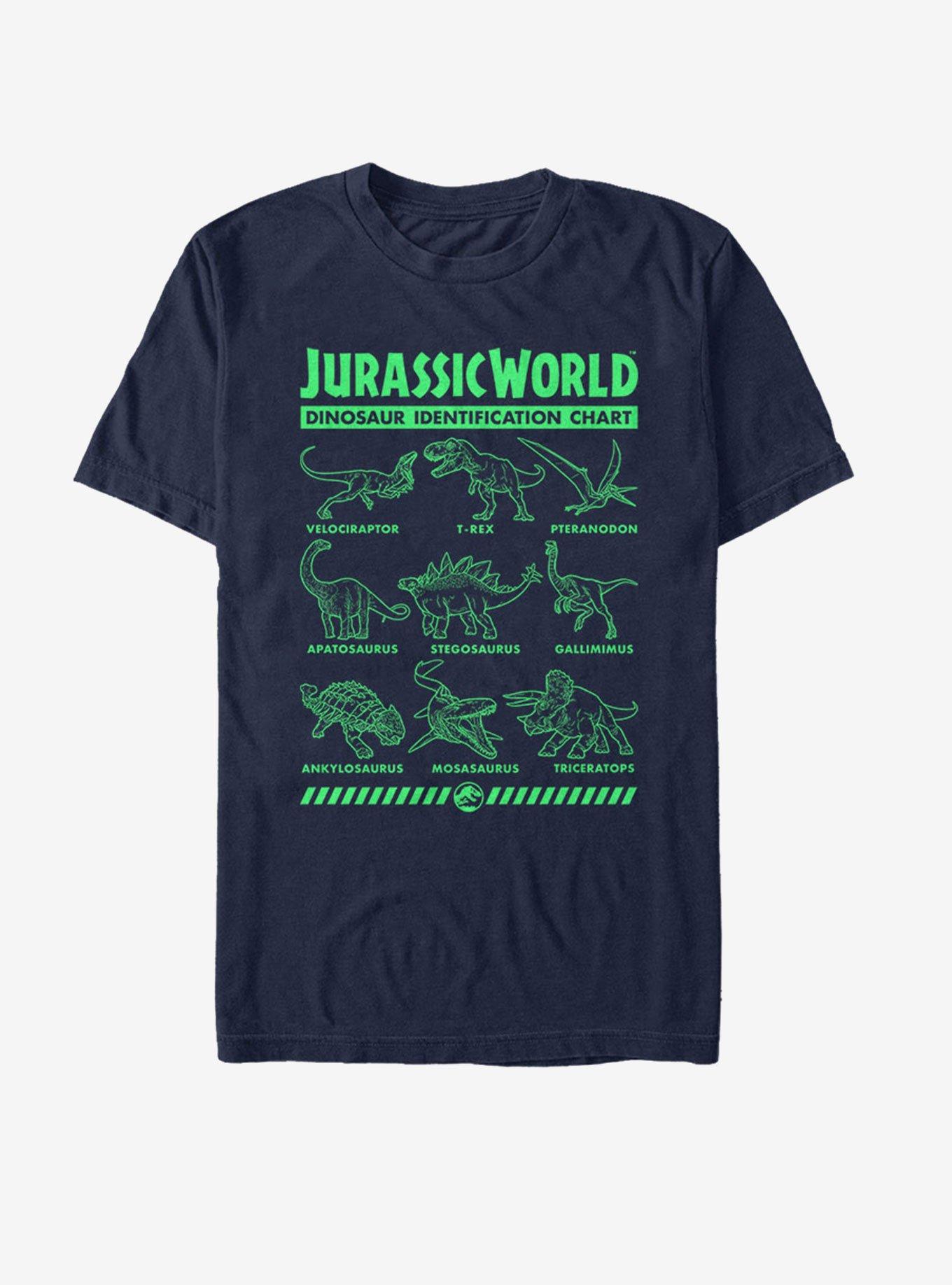 Jurassic Park Dino Identification T-Shirt, , hi-res