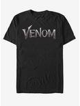 Marvel Venom Film Metallic Logo T-Shirt, BLACK, hi-res