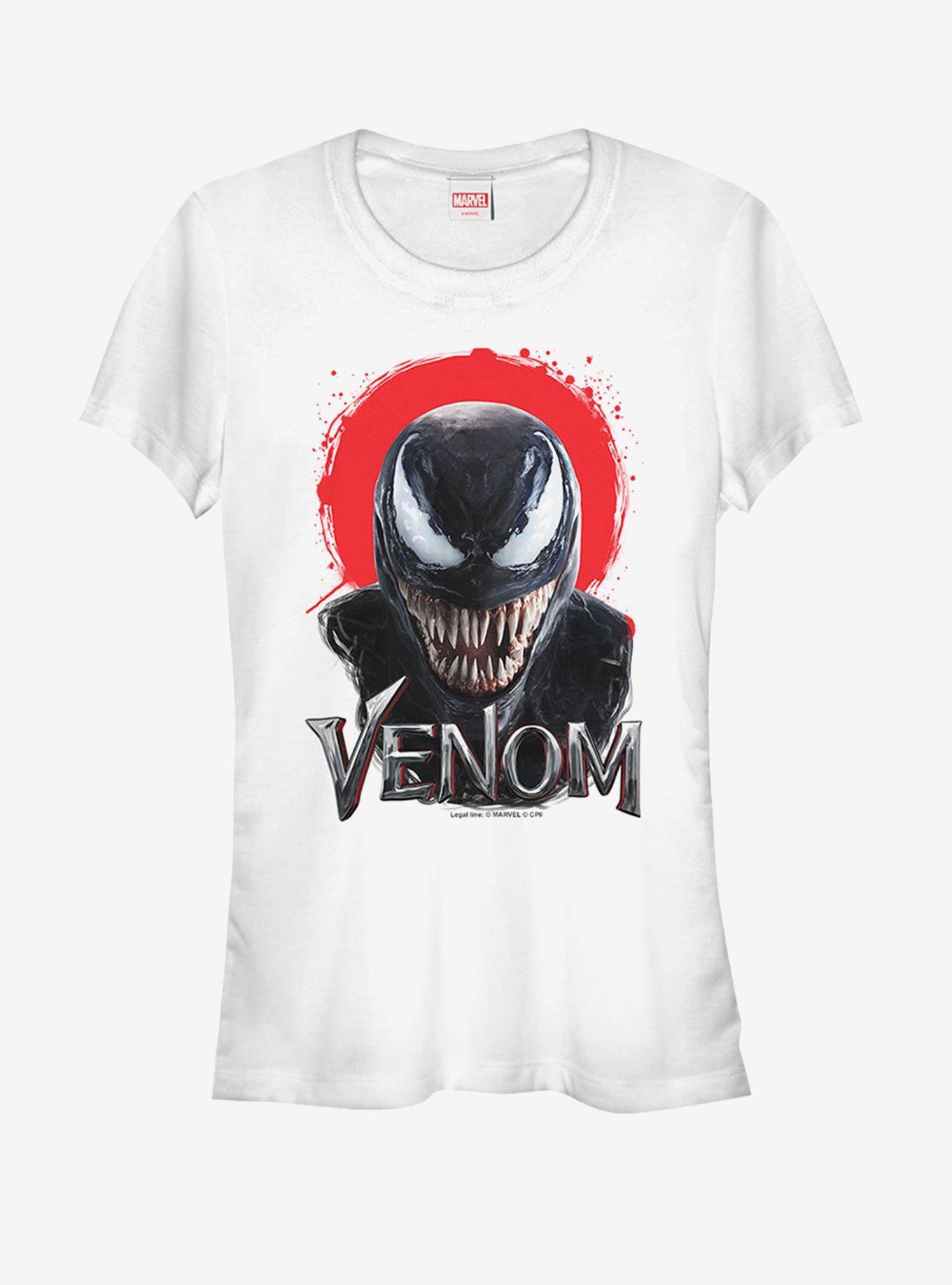 Marvel Venom Film Red Halo Girls T-Shirt, WHITE, hi-res