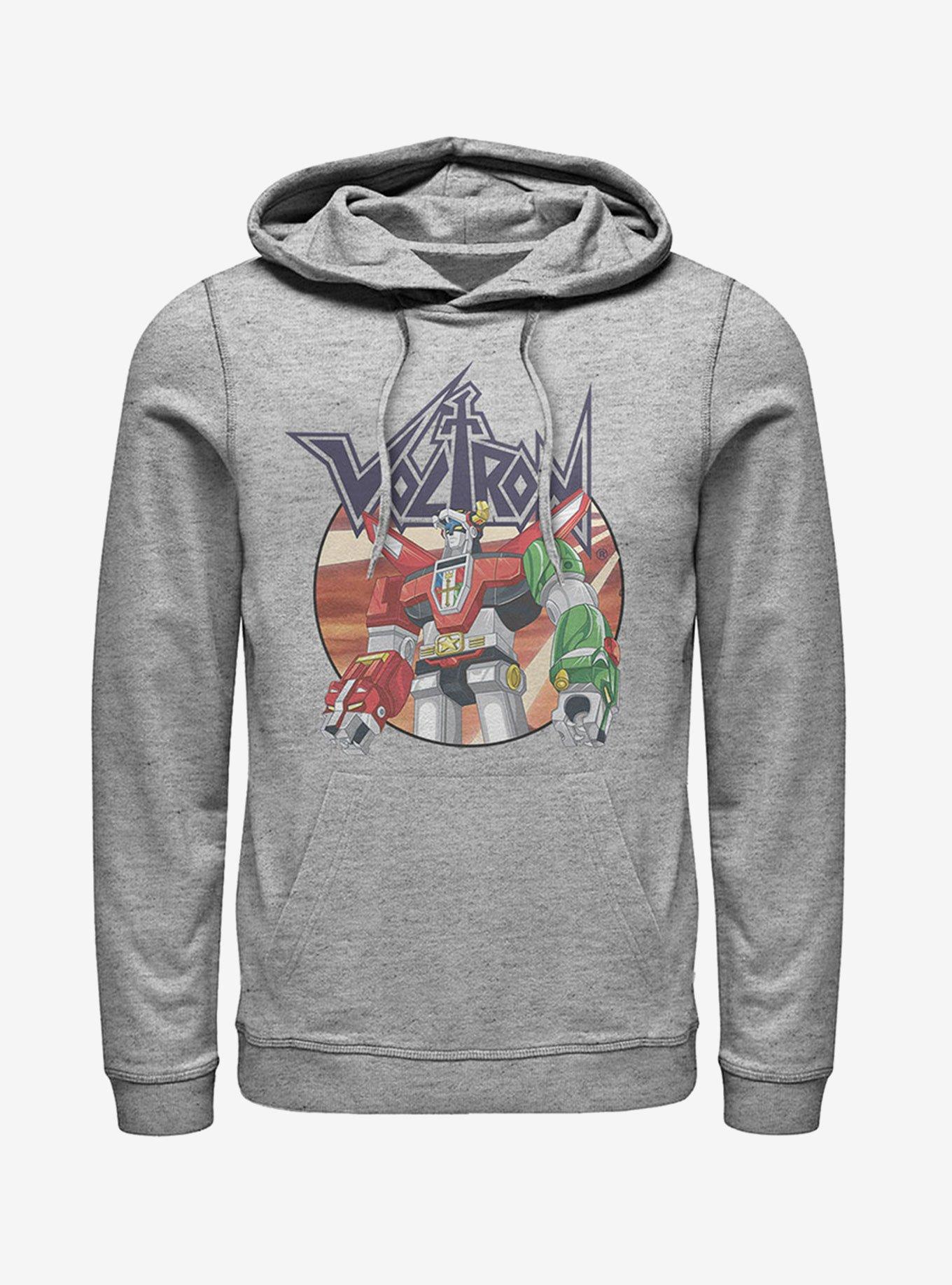 Voltron Robot Circle Hoodie, ATH HTR, hi-res