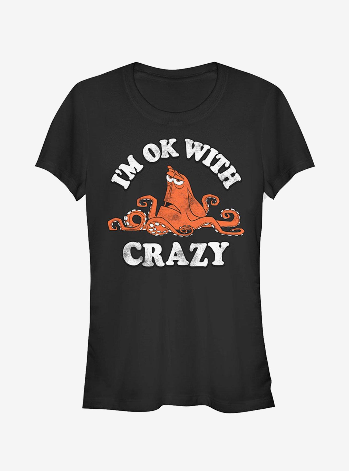 Disney Pixar Finding Dory Hank Ok With Crazy Girls T-Shirt, , hi-res