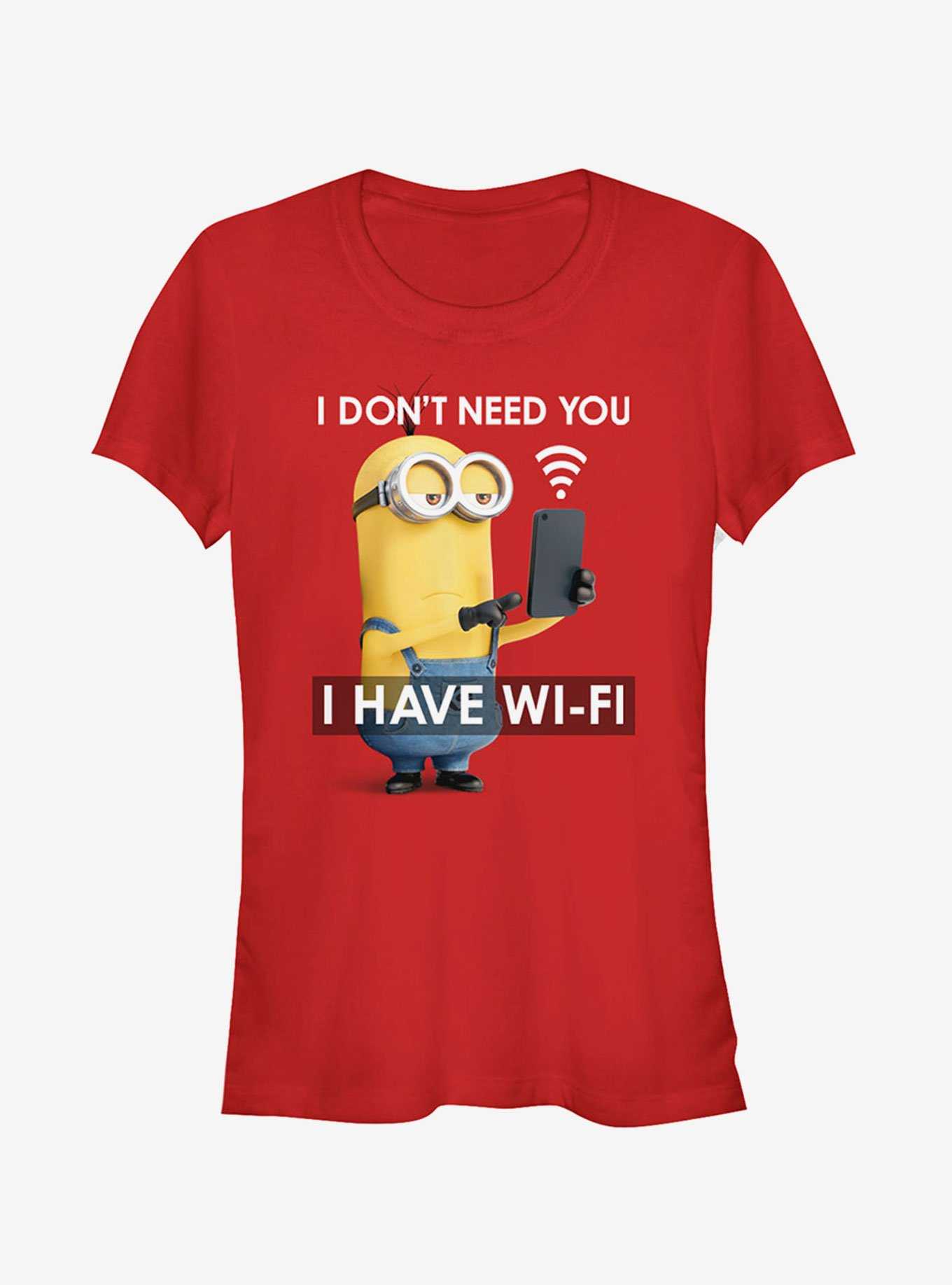 Minion Wi-Fi Girls T-Shirt, , hi-res