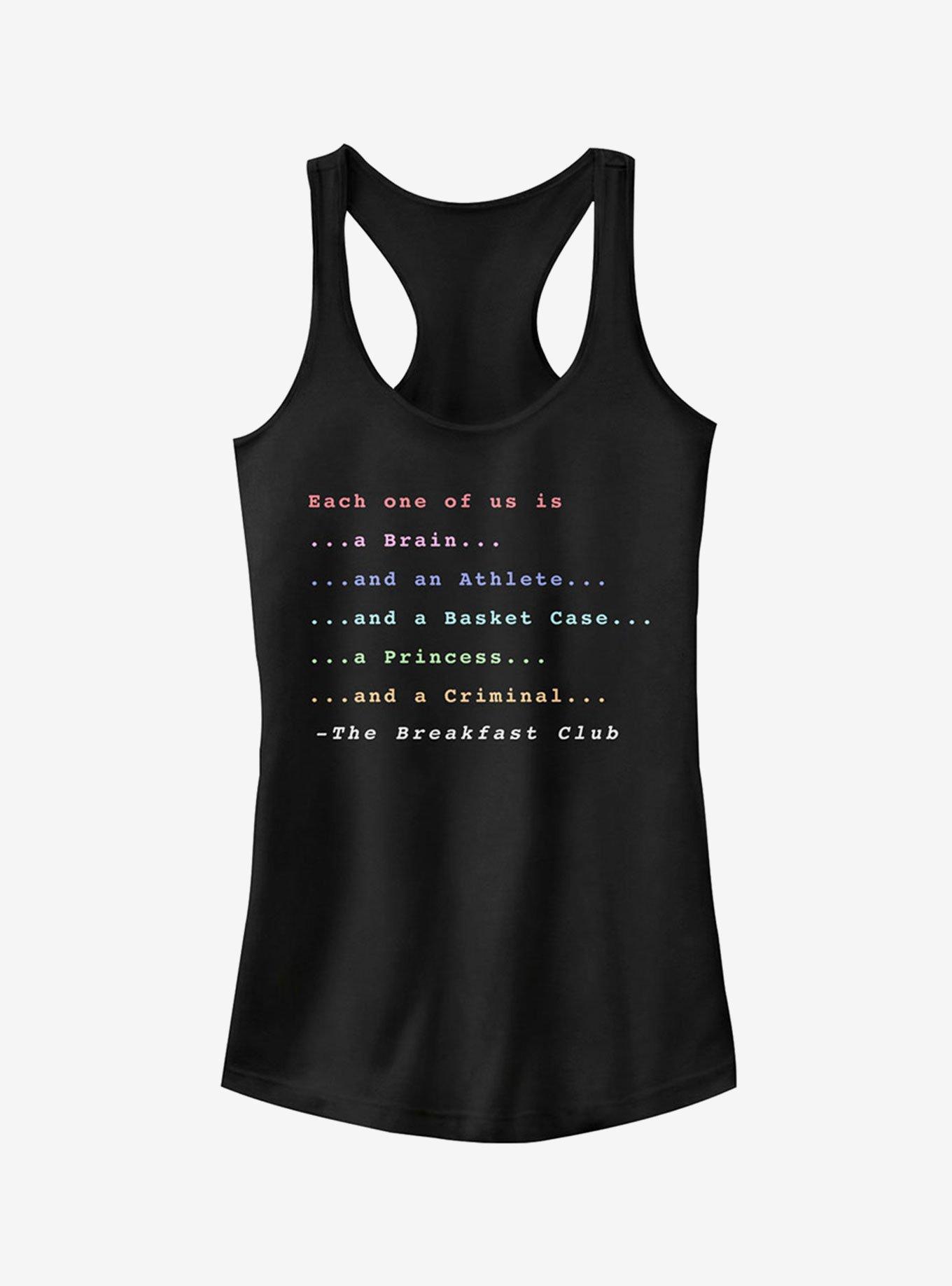 The Breakfast Club Each One Of Us Stereotype Girls Tank Top, BLACK, hi-res