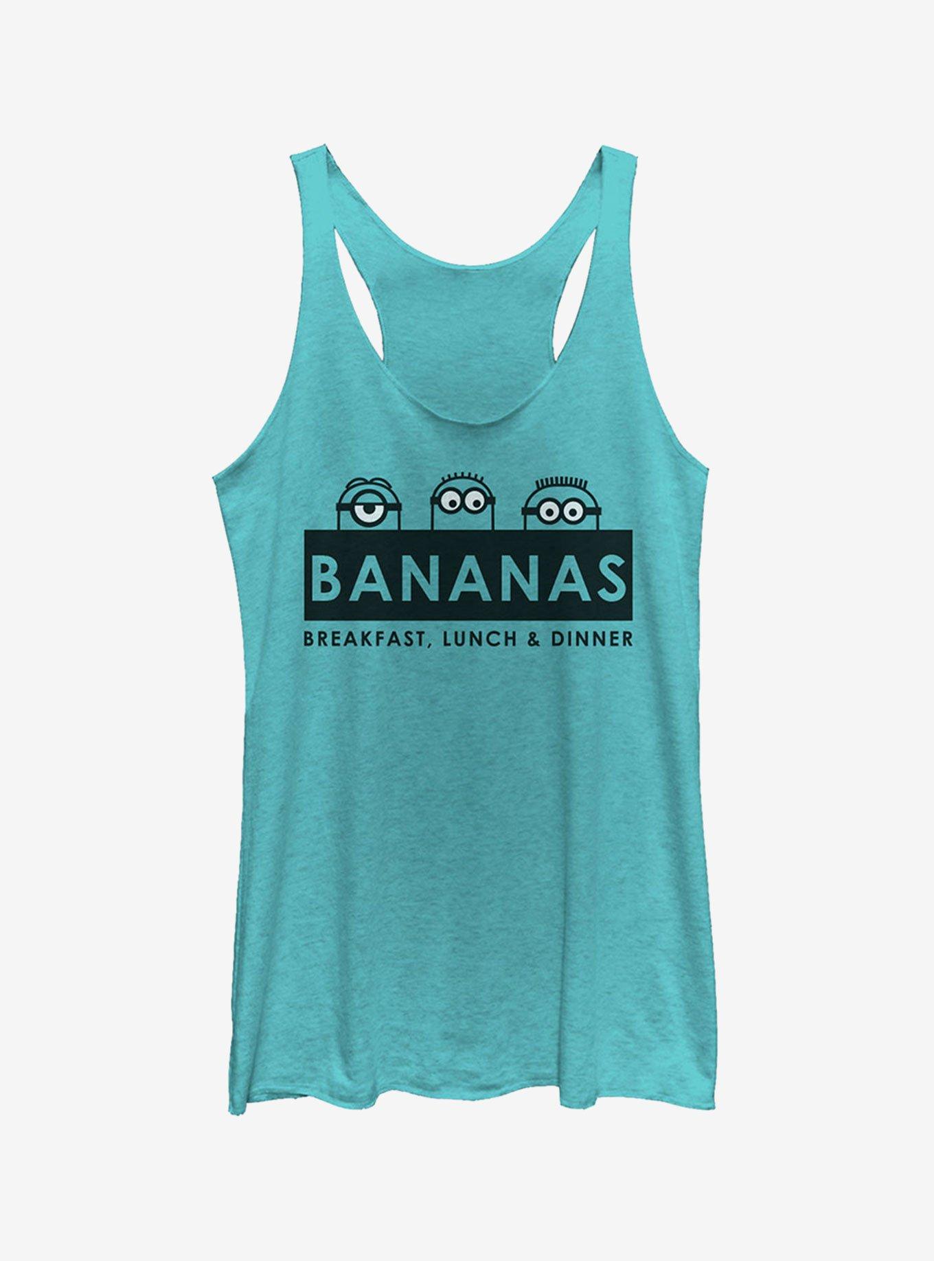 Minions Banana Girls Tank Top, TAHI BLUE, hi-res