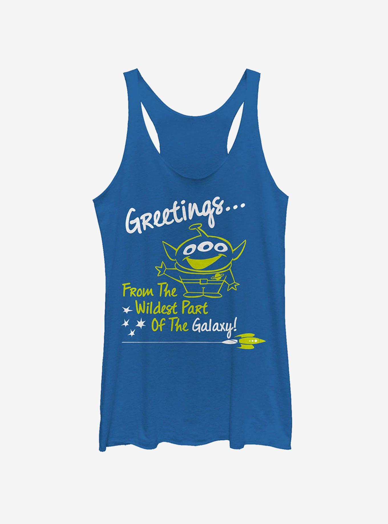 Disney Pixar Toy Story Alien Greeting from Wild Galaxy Girls Tank Top