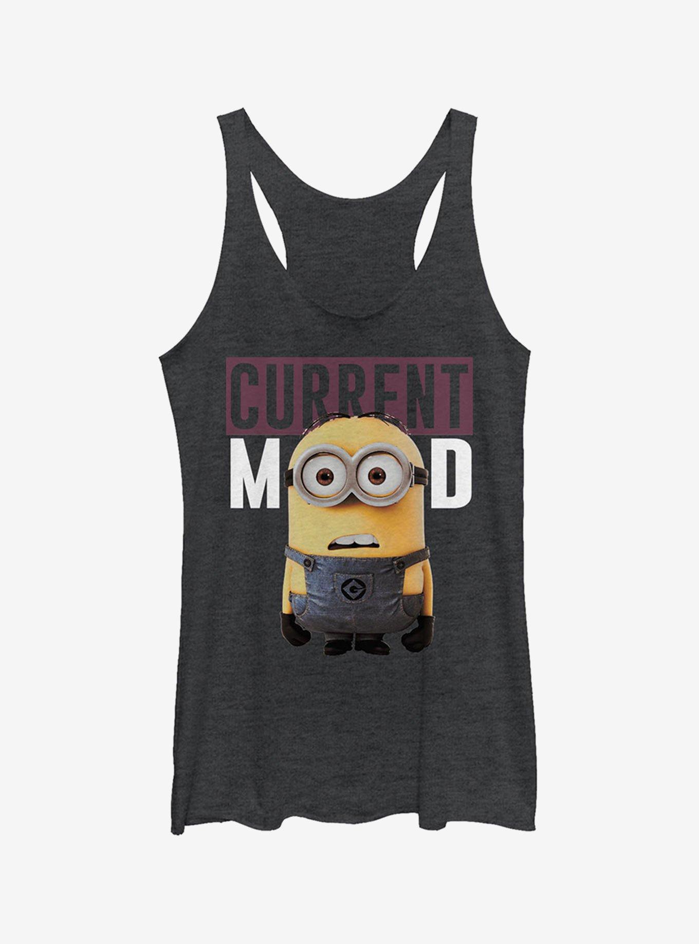 Minions Current Mood Girls Tank Top