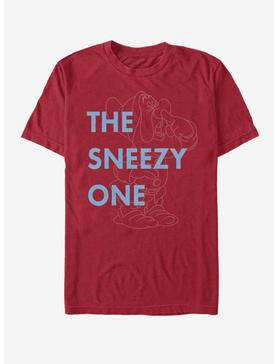 Disney Snow White One Sneezy Dwarf T-Shirt, CARDINAL, hi-res
