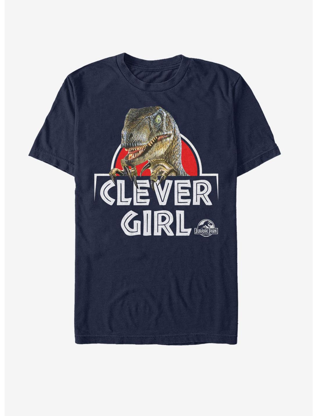 Jurassic Park Real Clever T-Shirt, NAVY, hi-res