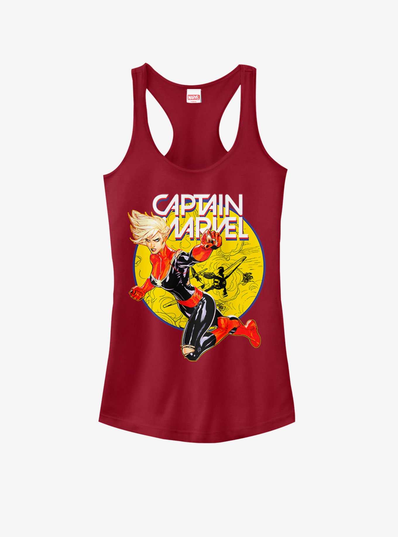 Marvel Captain Marvel Super Ring Girls Tank, , hi-res