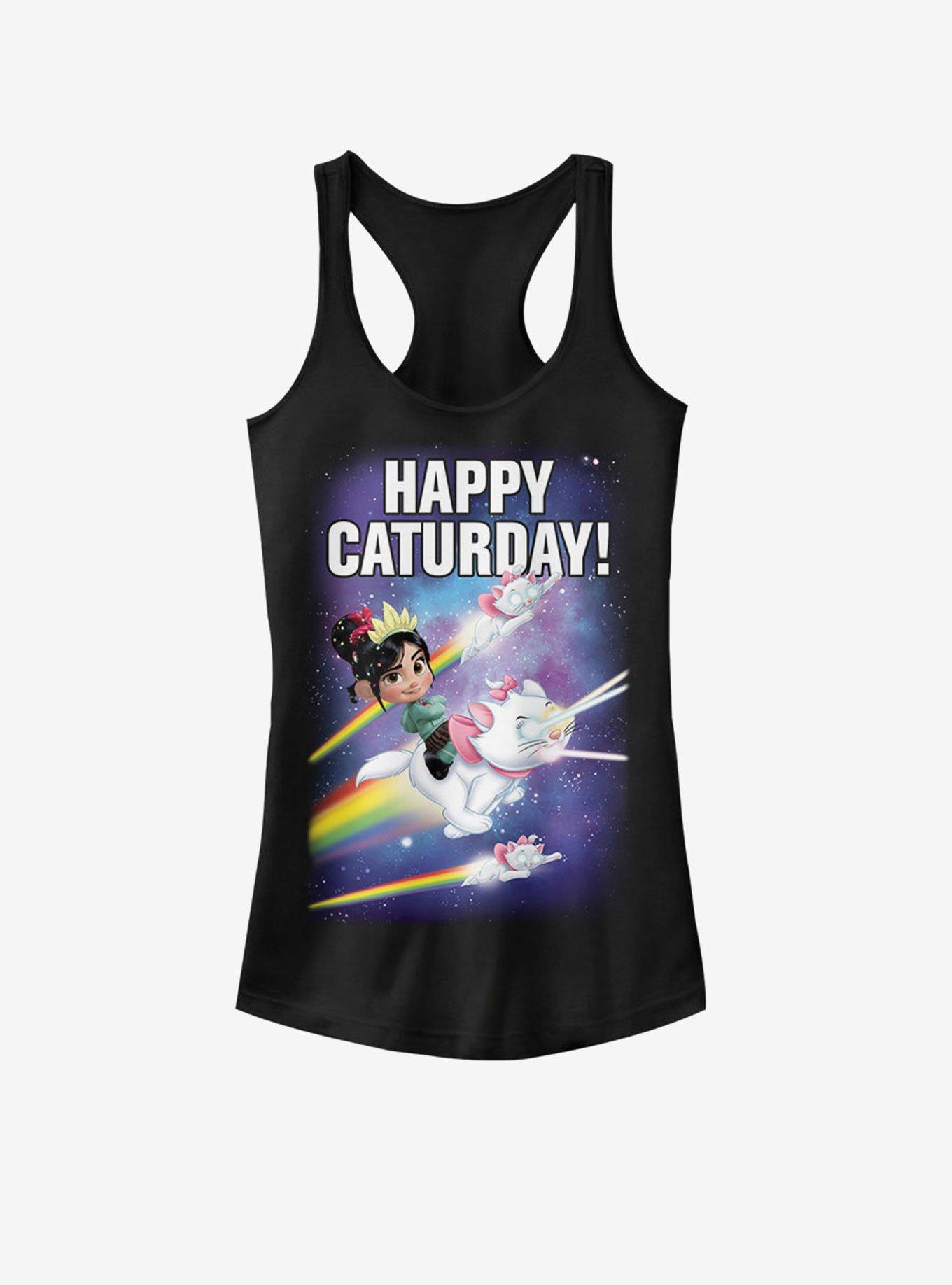 Disney Wreck-It Ralph Happy Caturday Stars Girls Tank, , hi-res