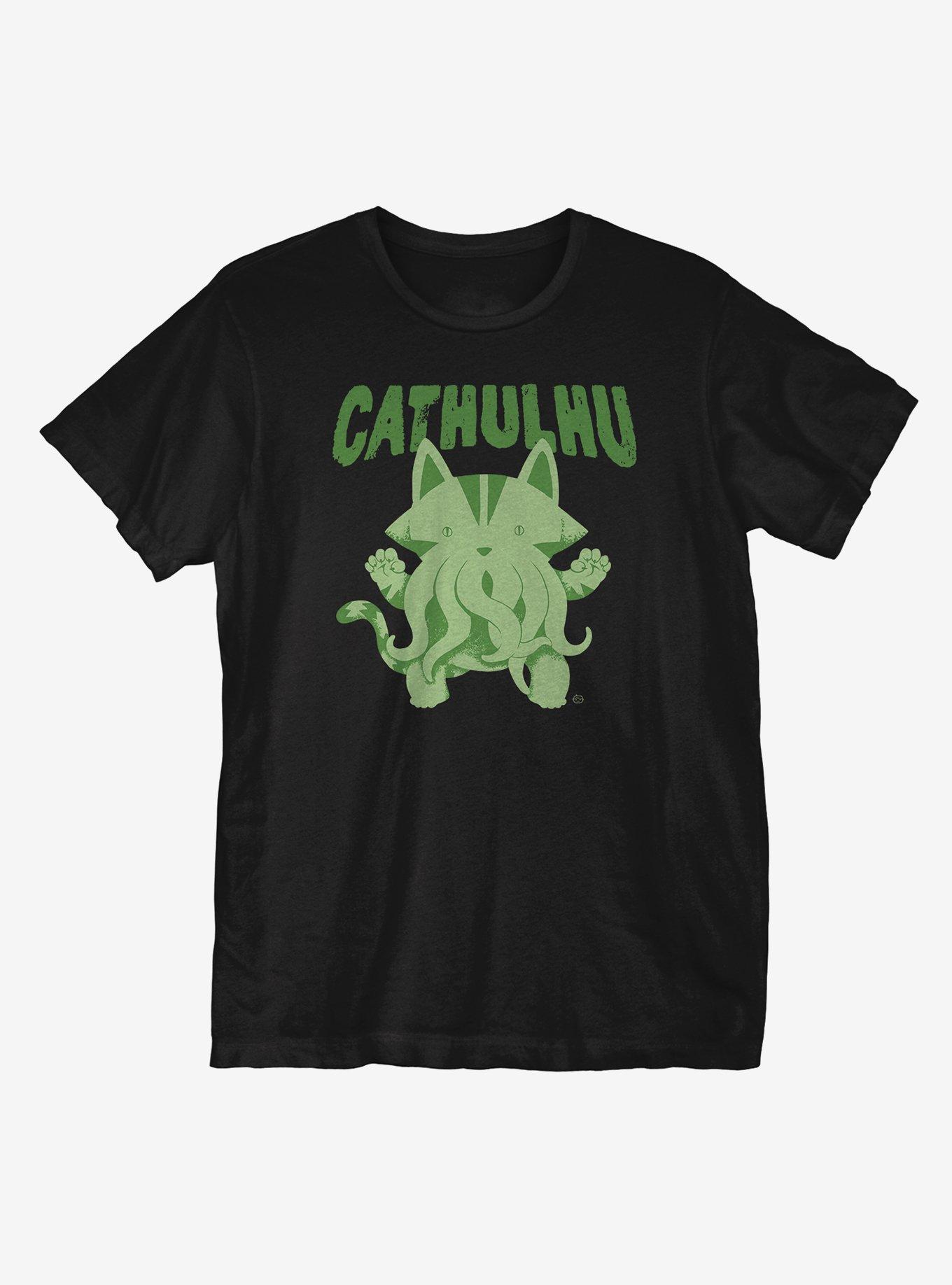 Cathulhu T-Shirt, BLACK, hi-res