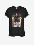 Marvel Captain Marvel On Top Girls T-Shirt, BLACK, hi-res