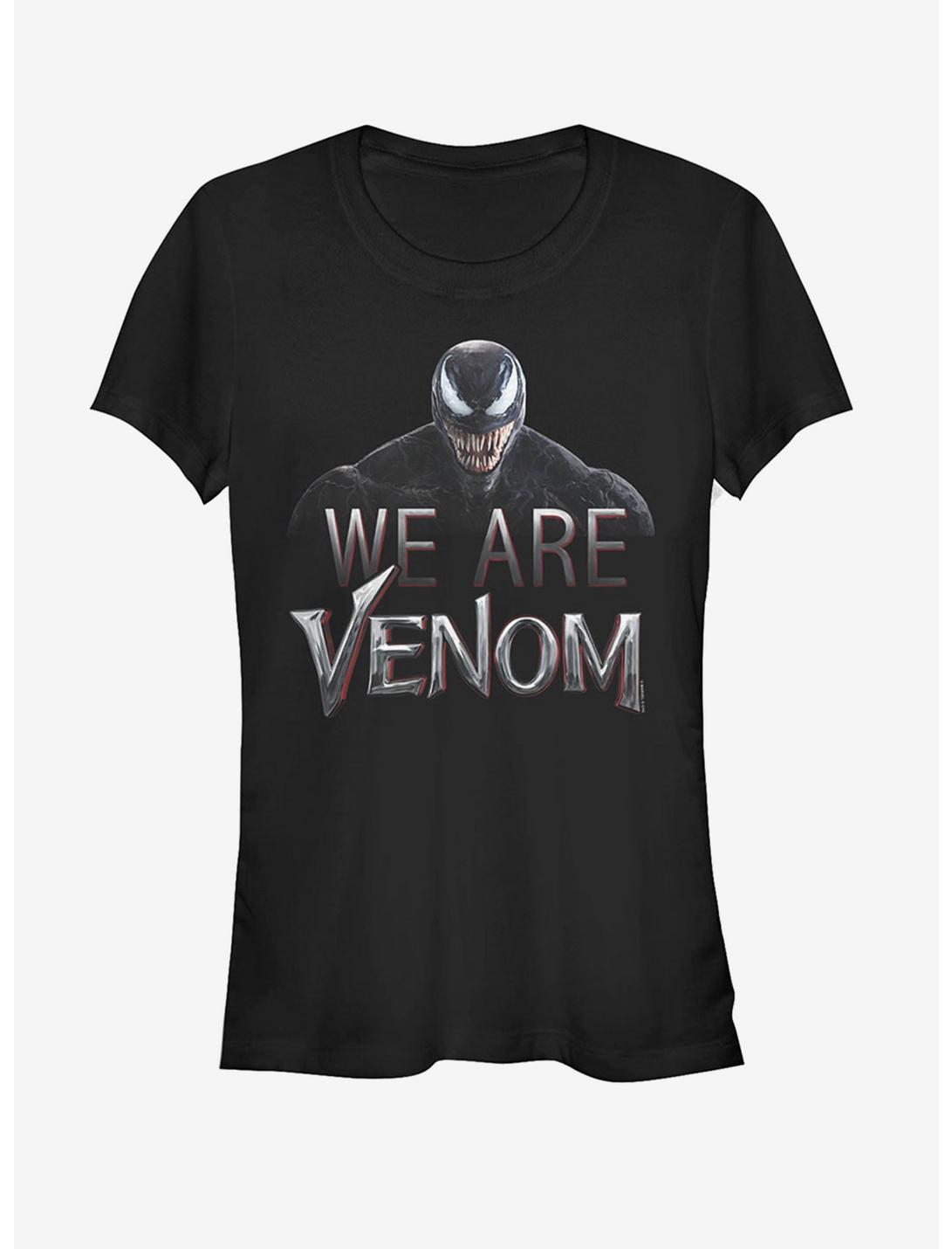 Marvel We Are Venom Film Logo Girls T-Shirt, BLACK, hi-res