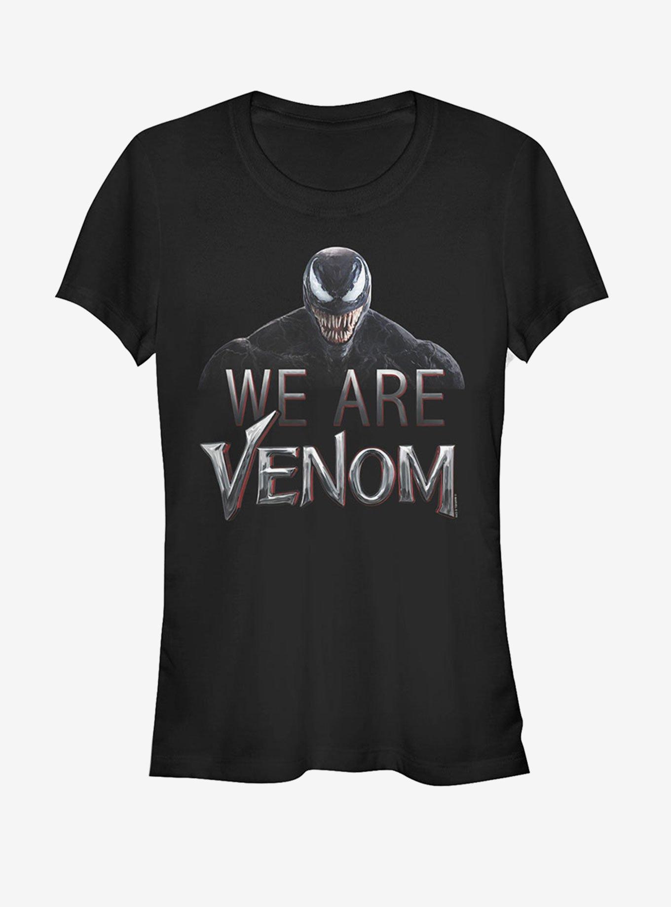 Marvel We Are Venom Film Logo Girls T-Shirt, BLACK, hi-res