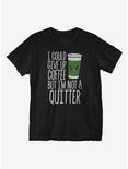 Coffee Quitter T-Shirt, BLACK, hi-res