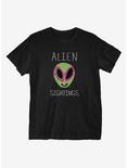 Alien Sightings T-Shirt, BLACK, hi-res
