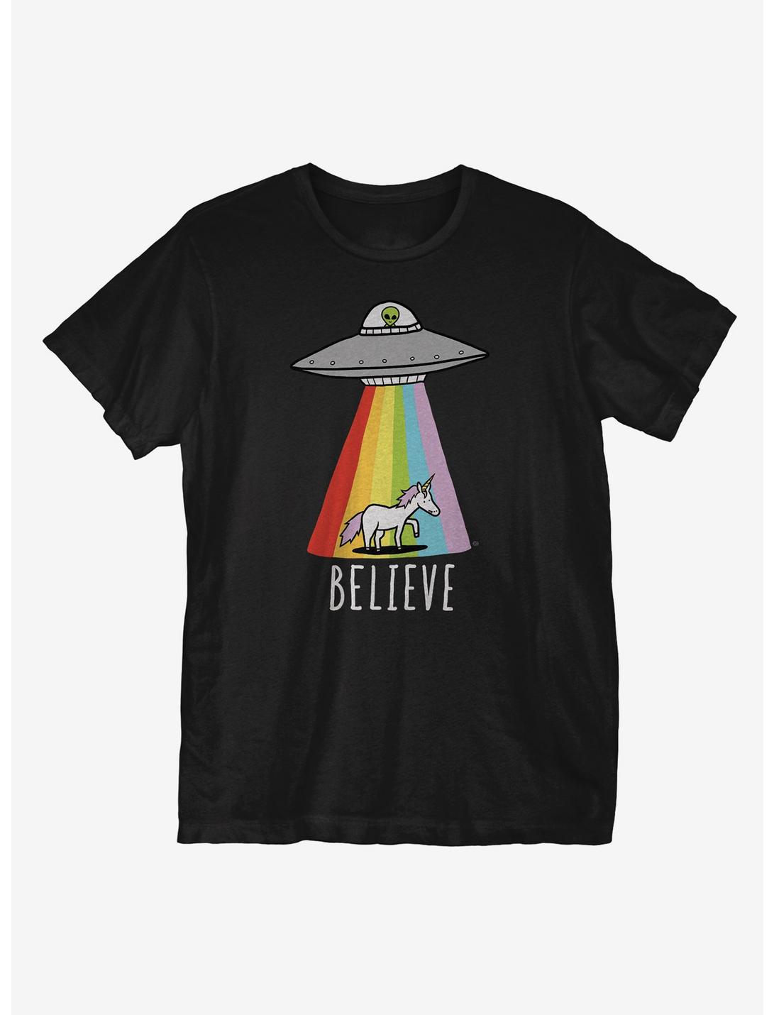 Believe T-Shirt, BLACK, hi-res