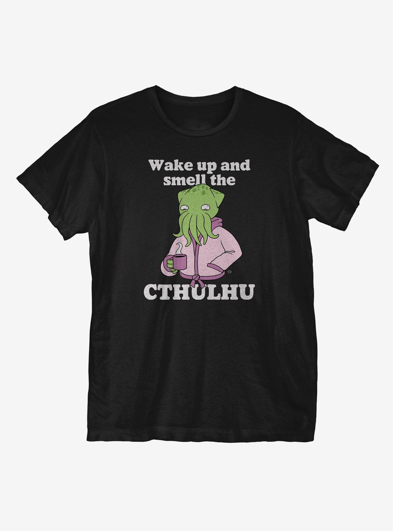 Wake Up and Smell The Cthulhu T-Shirt, , hi-res