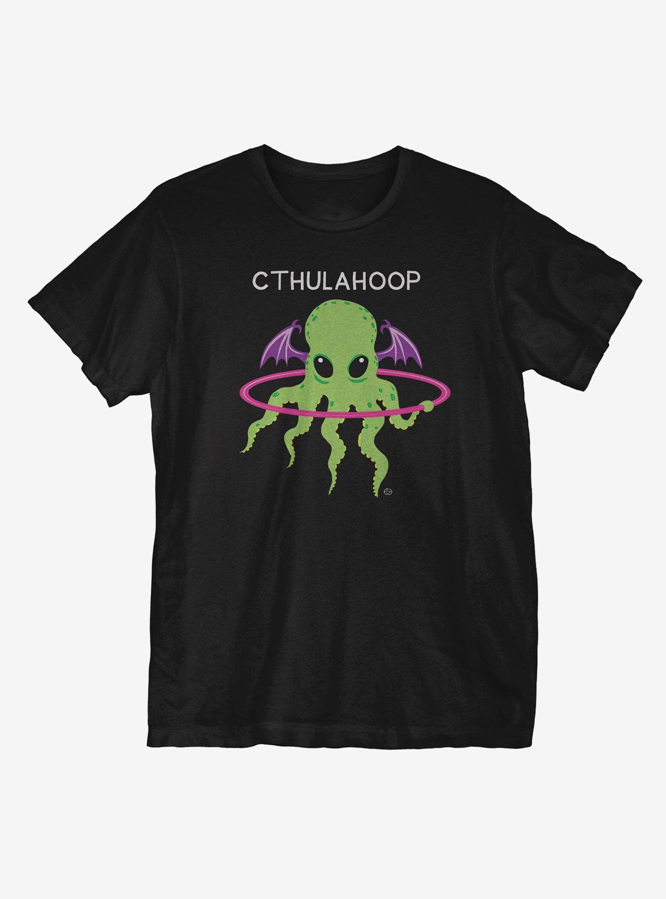 Cthulahoop T-Shirt, BLACK, hi-res