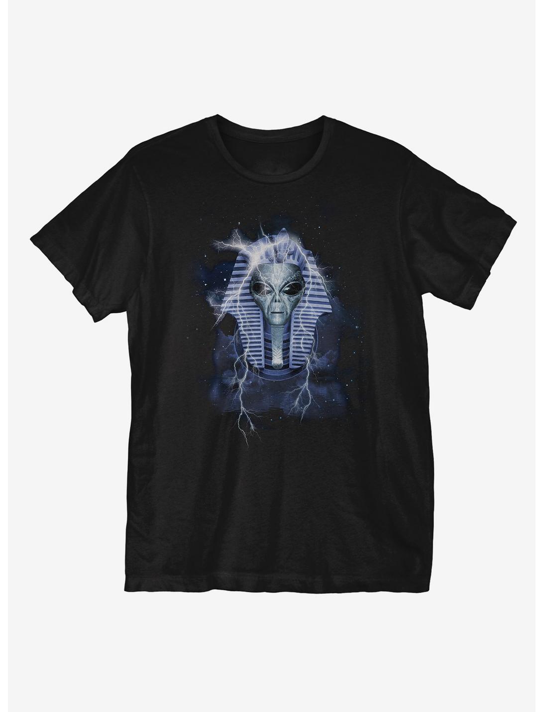 Egyptian Alien T-Shirt, BLACK, hi-res