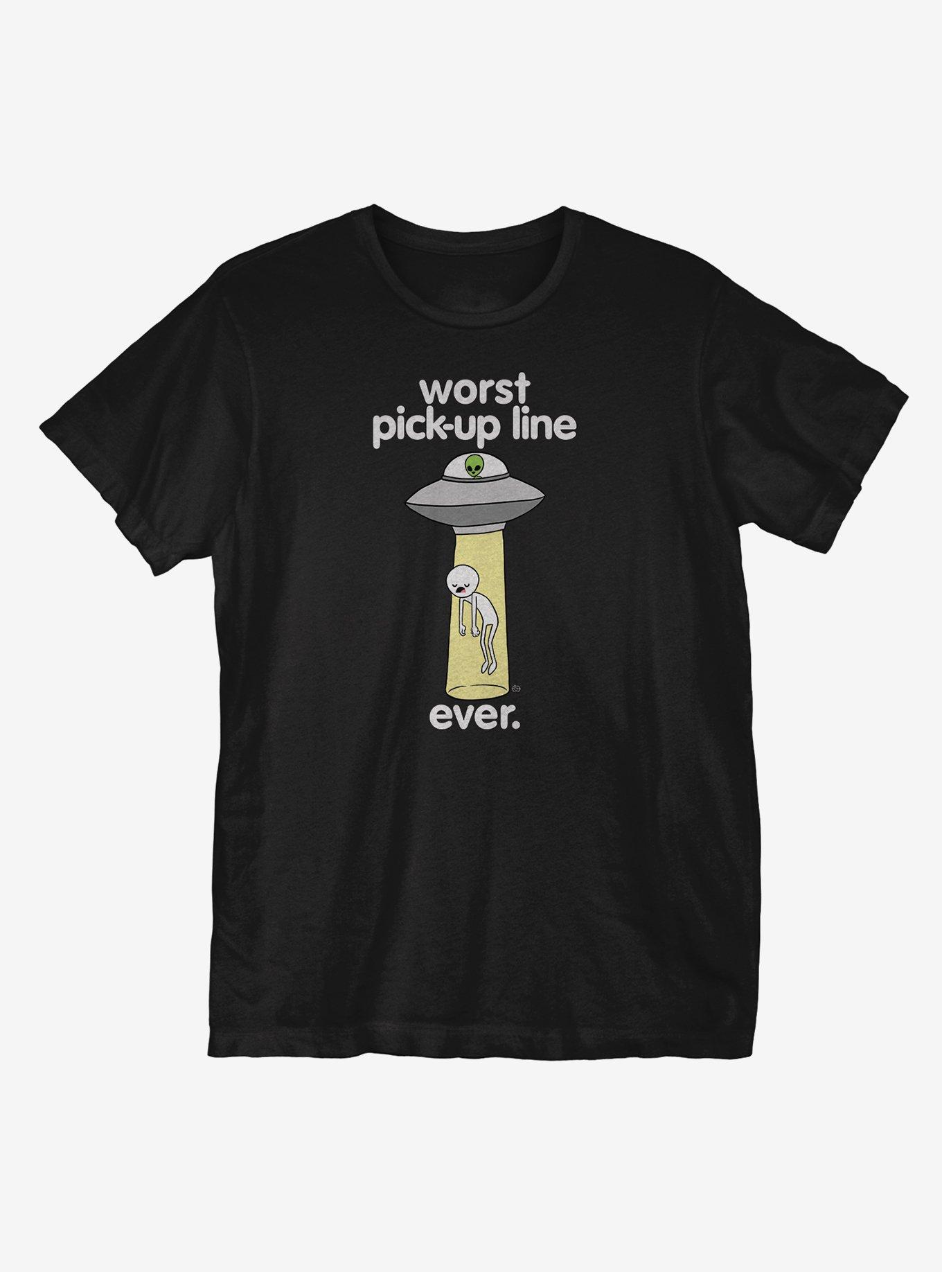 Worst Pickup Line Ever T-Shirt, BLACK, hi-res