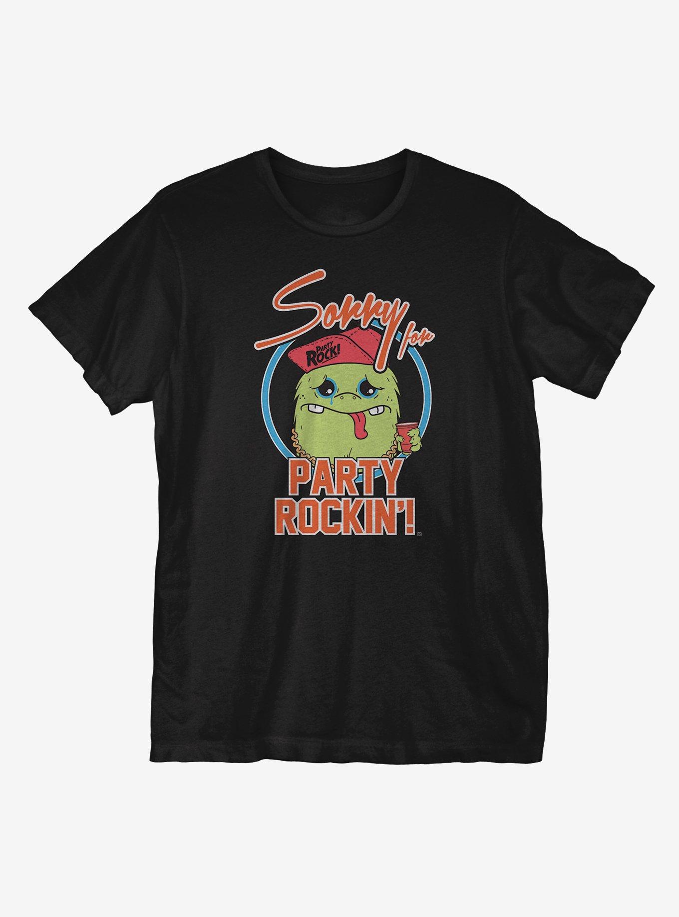 Sorry For Party Rocking Monster T-Shirt, BLACK, hi-res