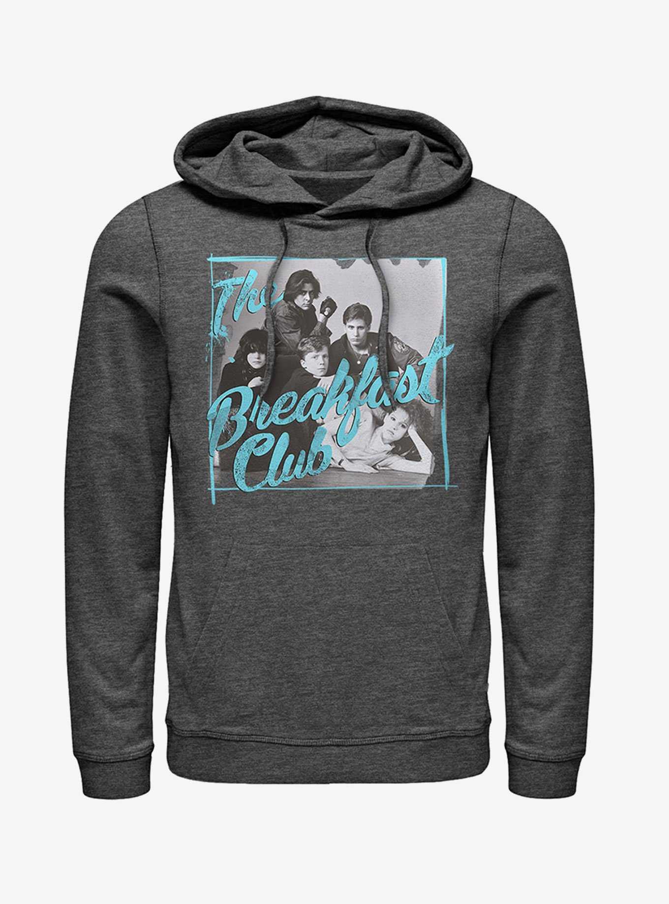 The Breakfast Club Grayscale Character Pose Hoodie, , hi-res