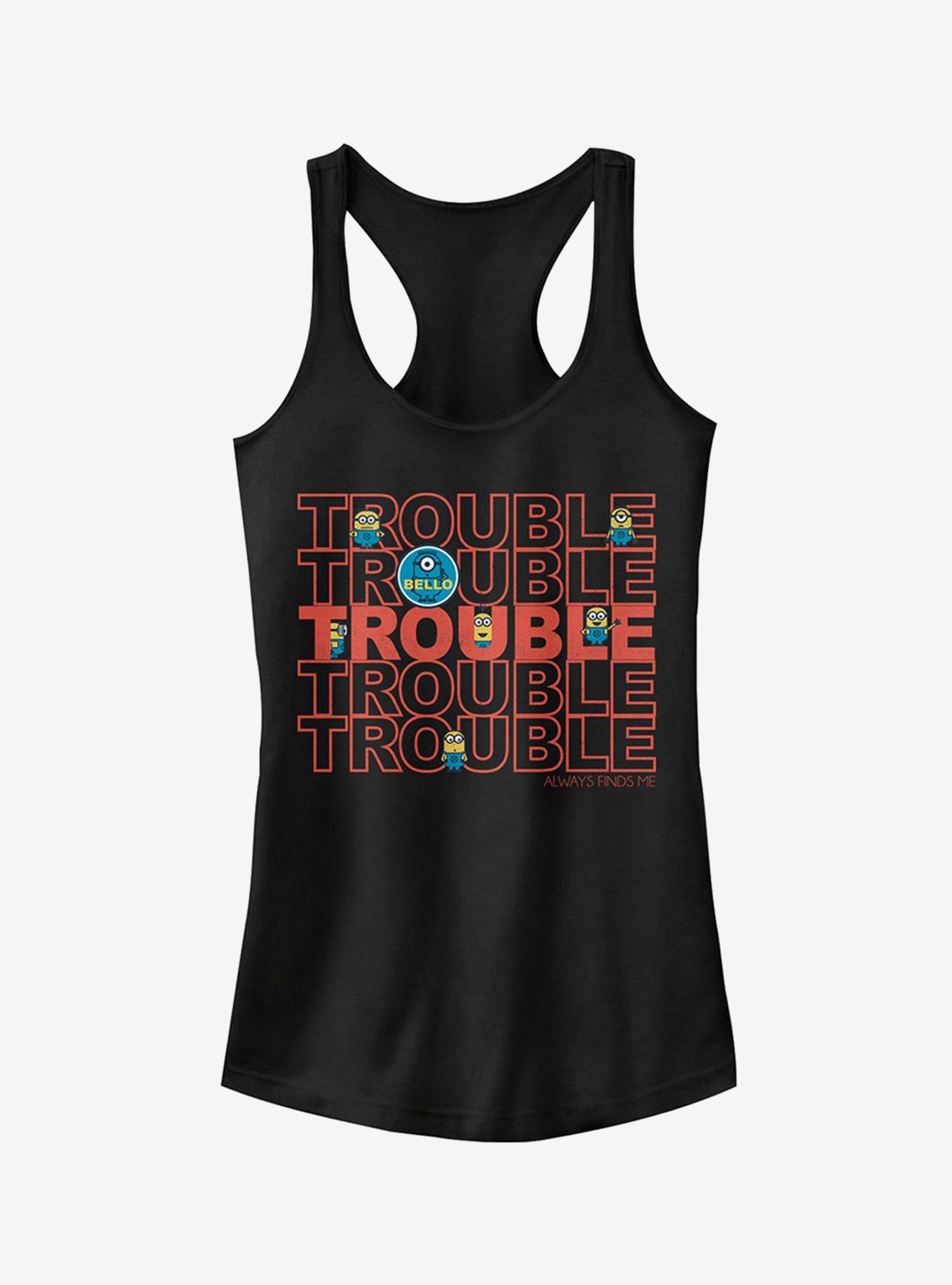 Minion Trouble Girls Tank Top
