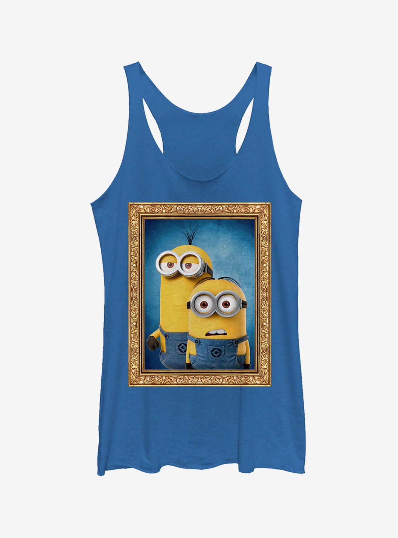 Minions Frame Girls Tank Top, ROY HTR, hi-res