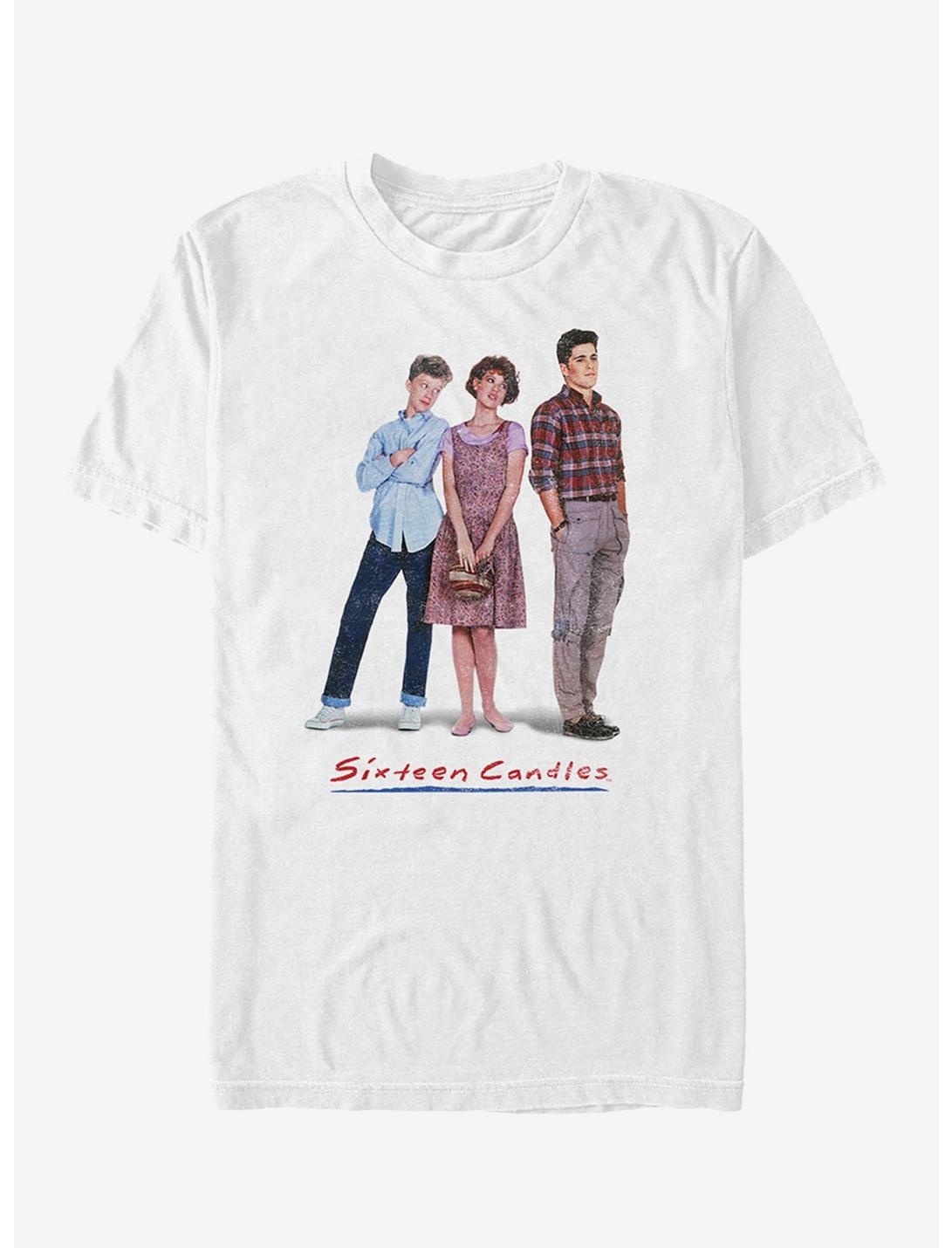 Sixteen Candles Classic Movie Poster T-Shirt, WHITE, hi-res