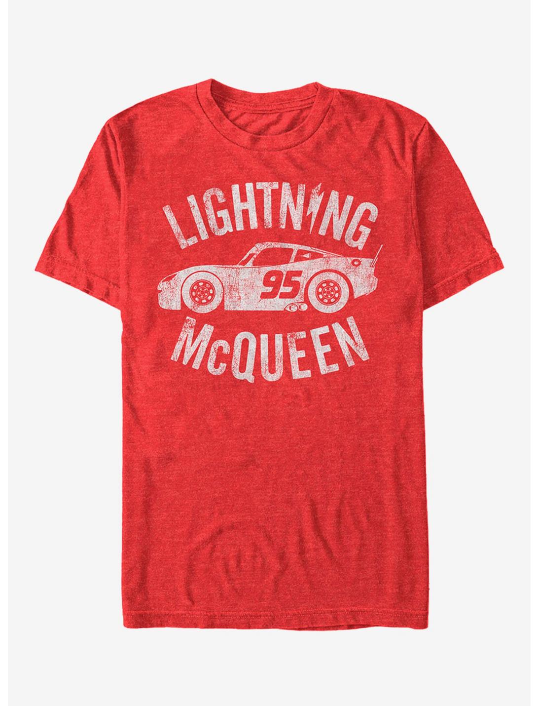 Disney Pixar Cars Lightning McQueen T-Shirt, RED HTR, hi-res
