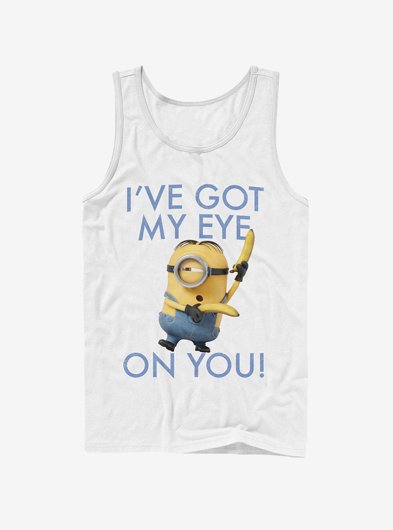 Minion Eye on You Tank Top, WHITE, hi-res