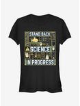 Minions Science in Progress Girls T-Shirt, BLACK, hi-res