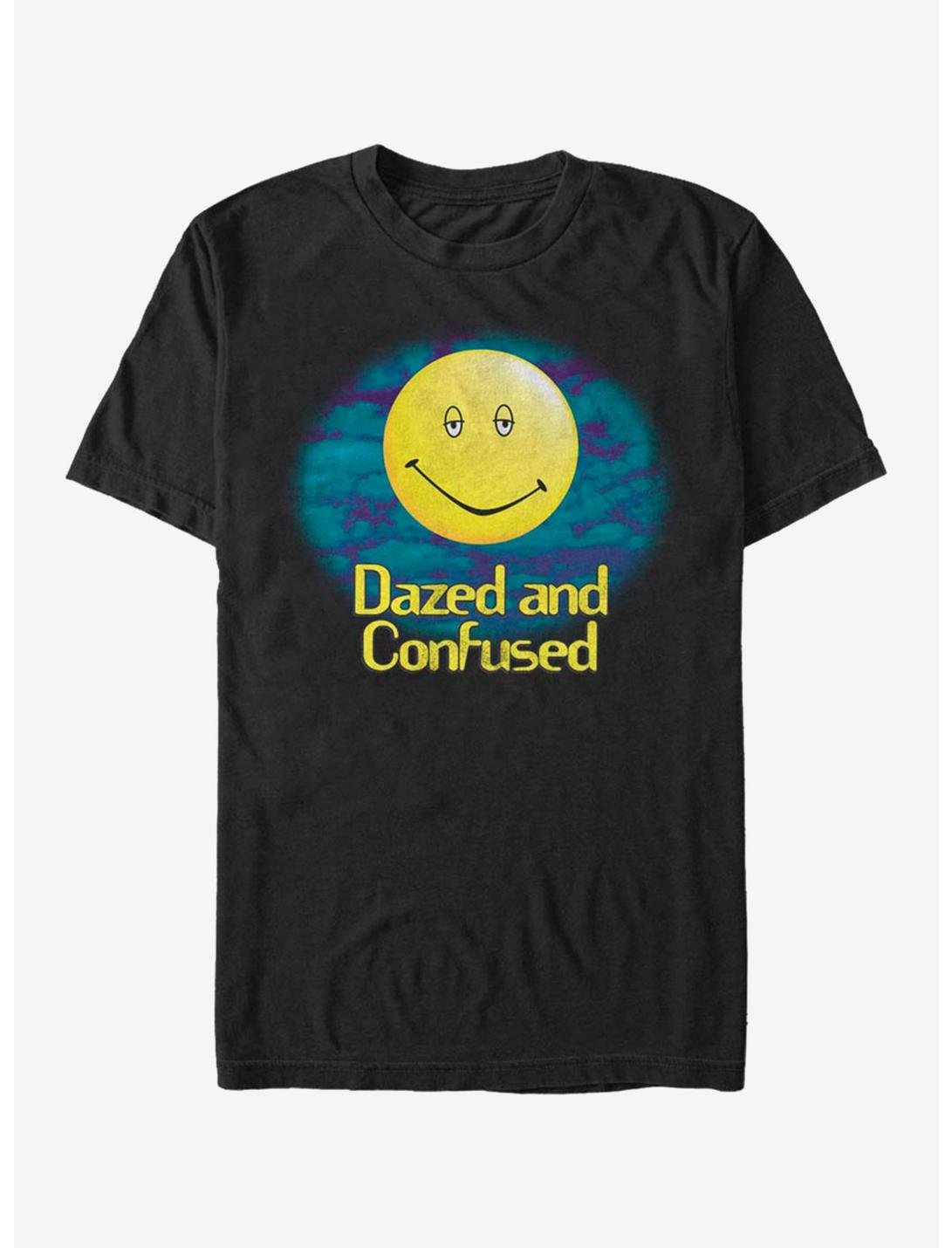 Dazed and Confused Cloudy Big Smile Logo T-Shirt, BLACK, hi-res