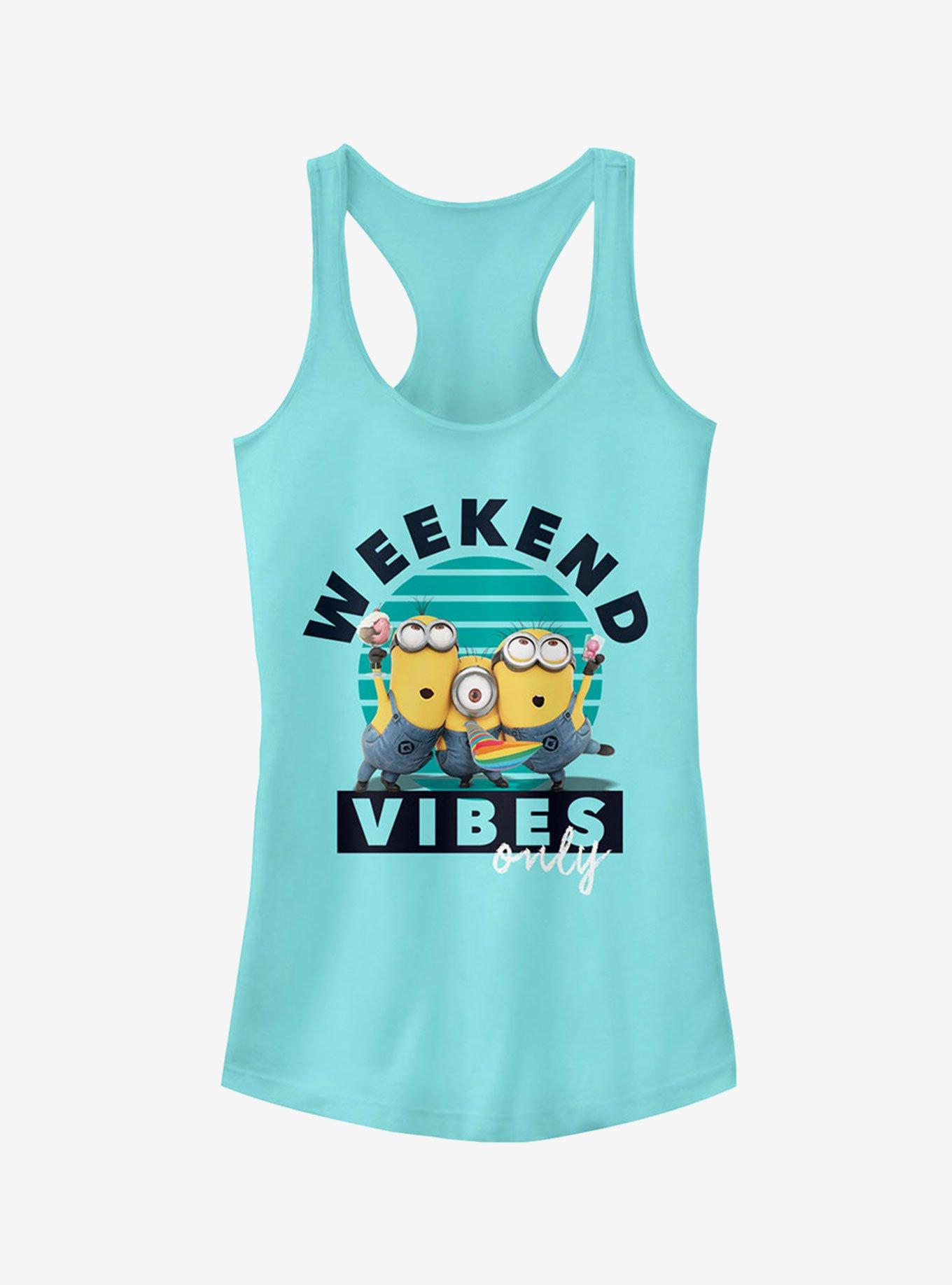 Minion Weekend Vibes Girls Tank Top, , hi-res