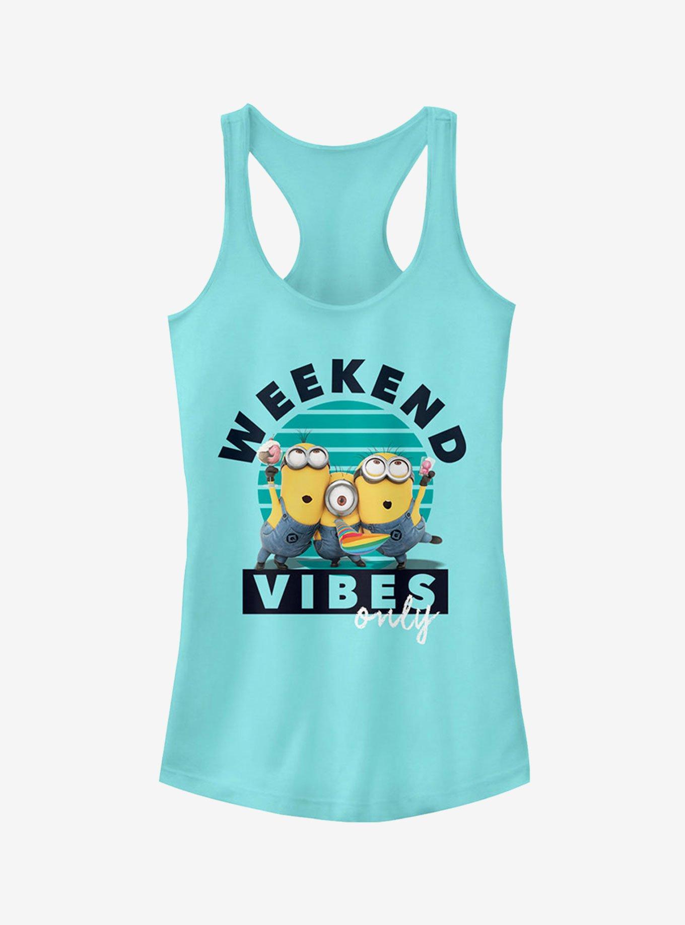 Minion Weekend Vibes Girls Tank Top, CANCUN, hi-res