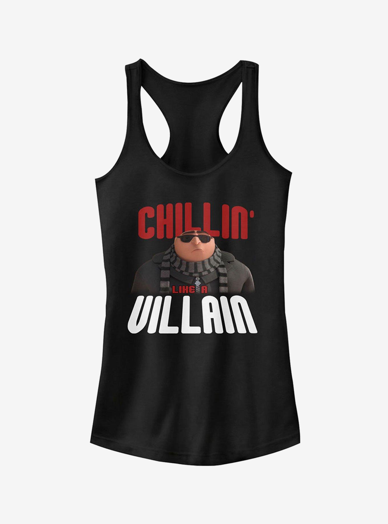 Minion Gru Chillin' Like a Villain Girls Tank Top