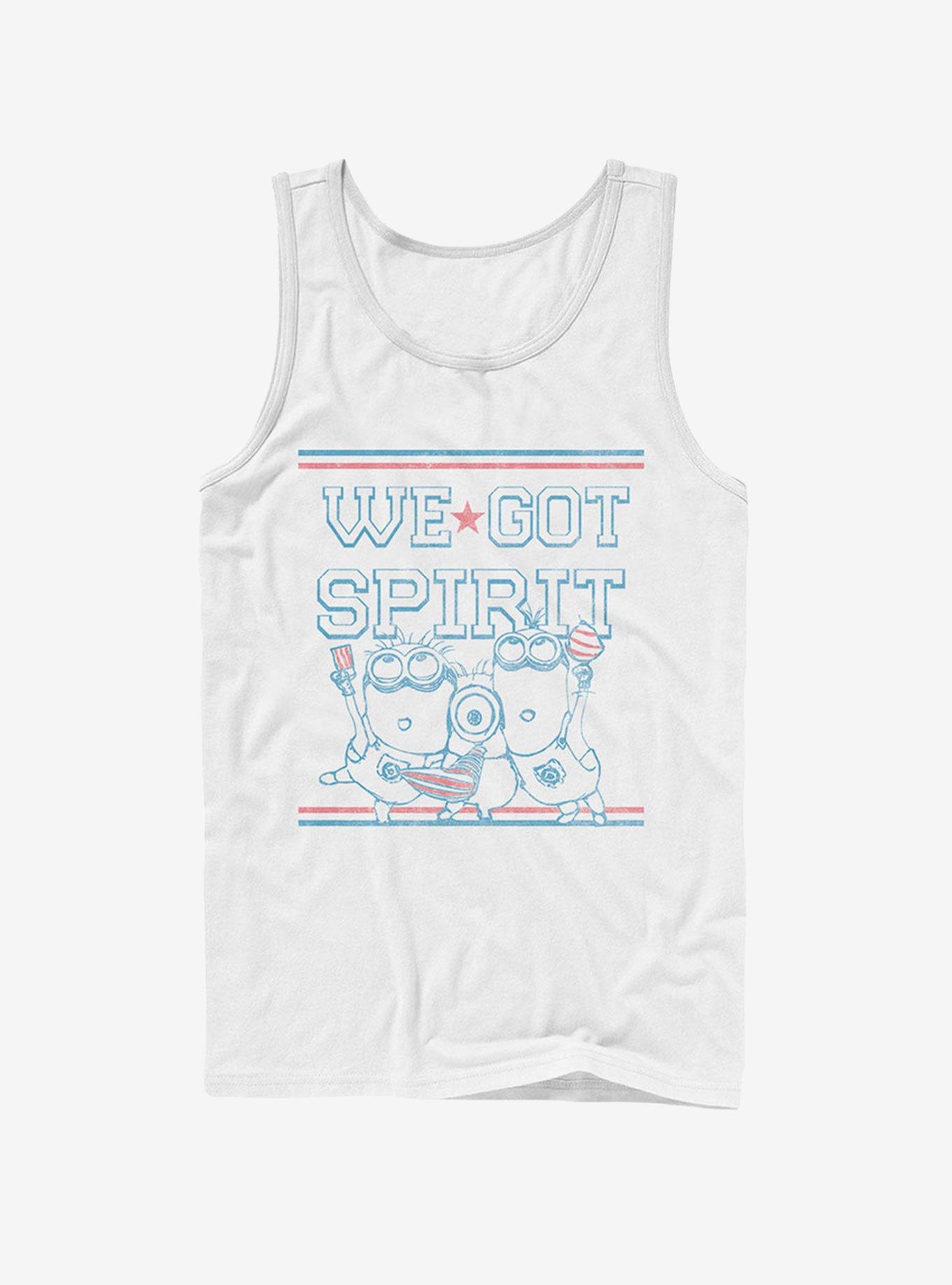 Minion Got Spirit Tank Top, WHITE, hi-res