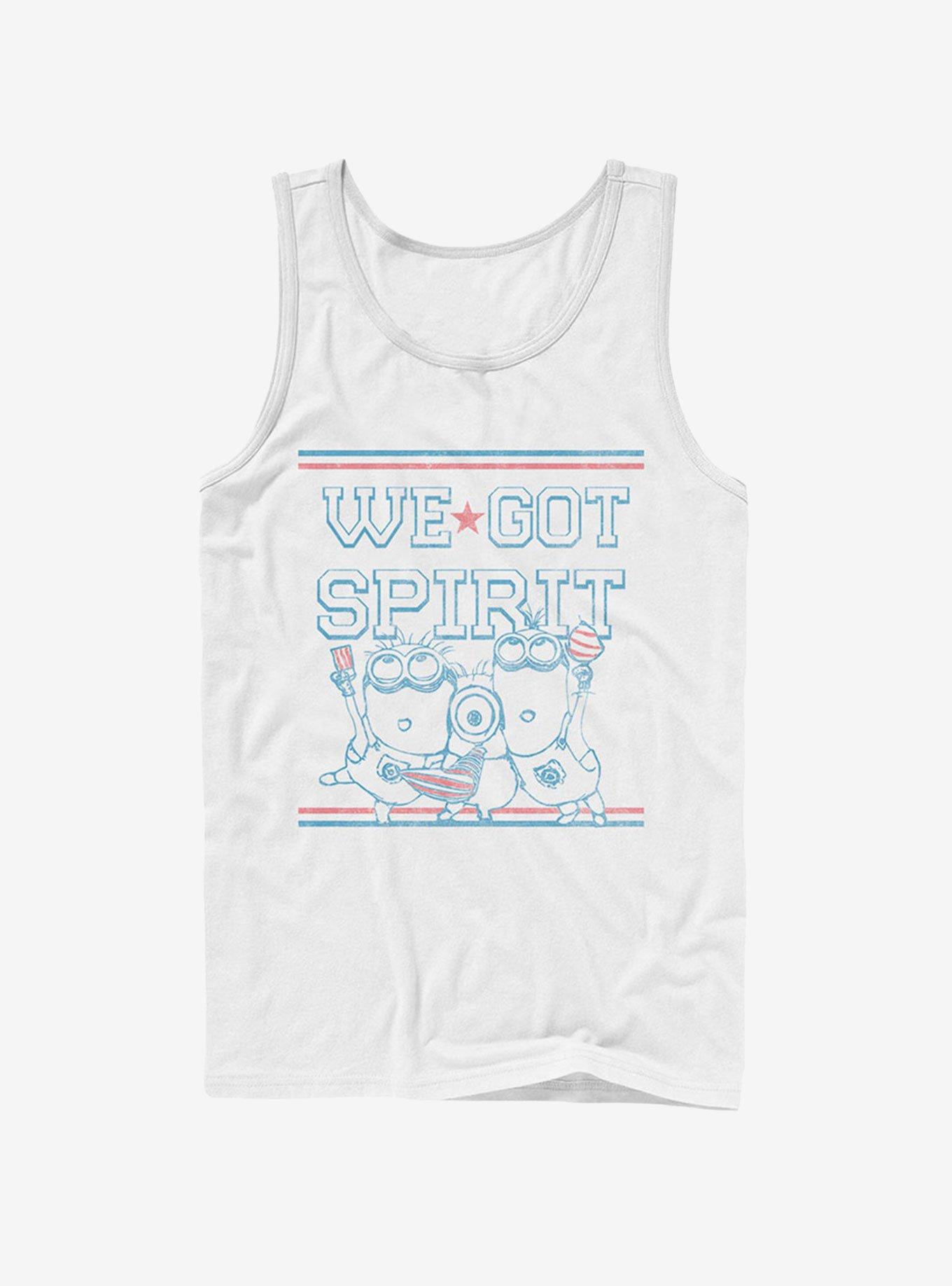 Minion Got Spirit Tank Top, WHITE, hi-res