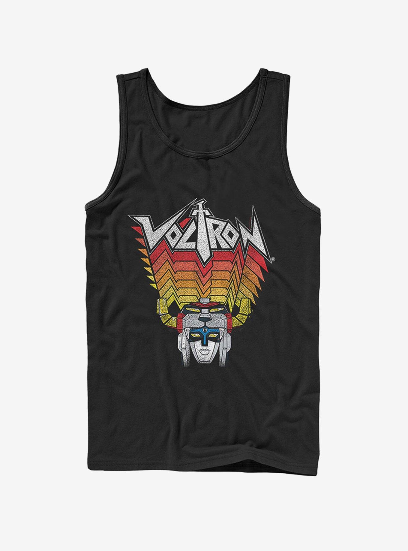 Voltron Robot Stripes Tank Top