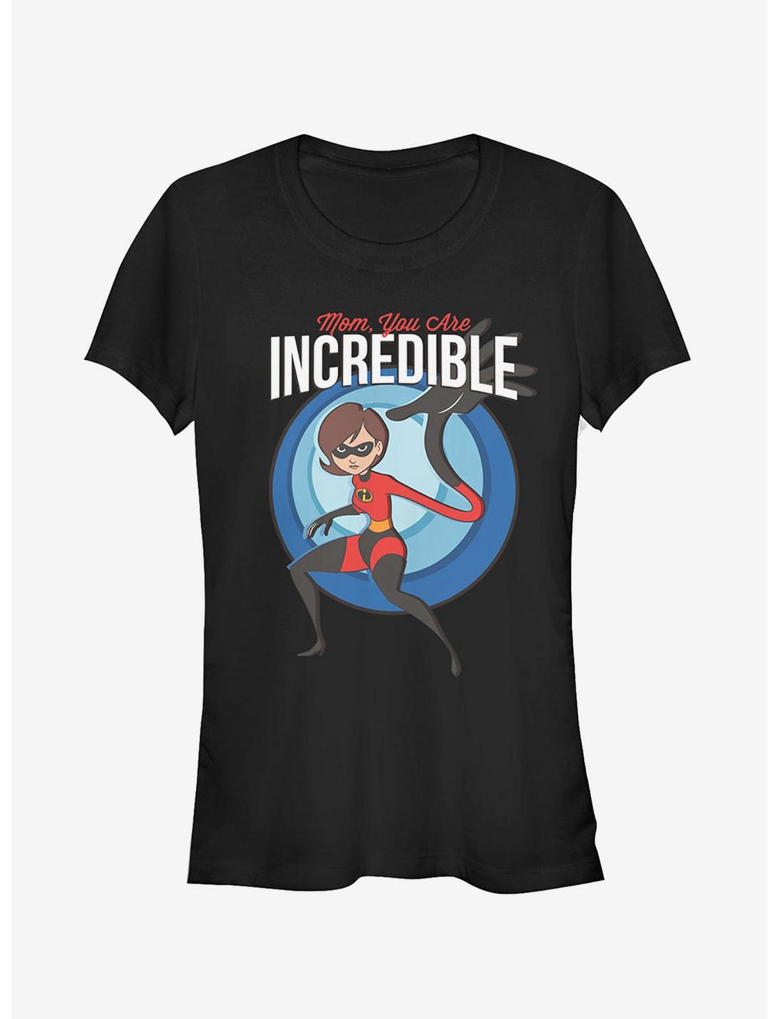 Disney Pixar The Incredibles Mom is Incredible Girls T-Shirt, BLACK, hi-res